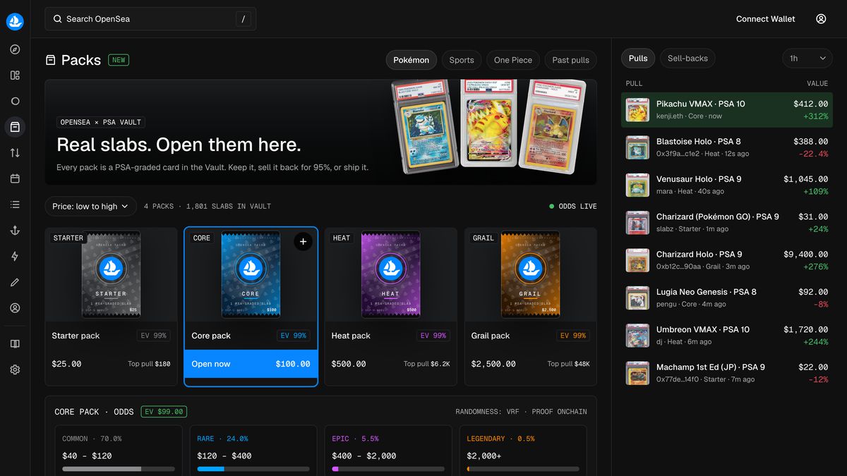 Packs · catalogue